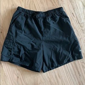 Columbia black nylon shorts
